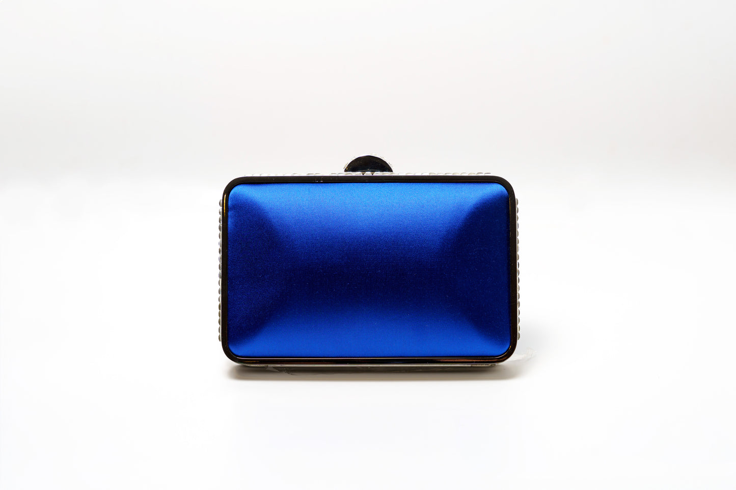 Colbalt Blue Diamonte Clutch Bag