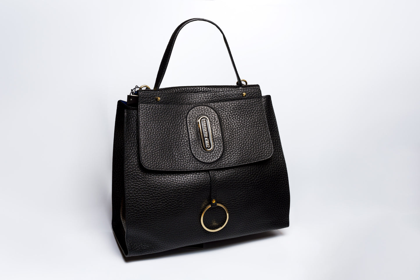 Black Luxe Satchel Bag