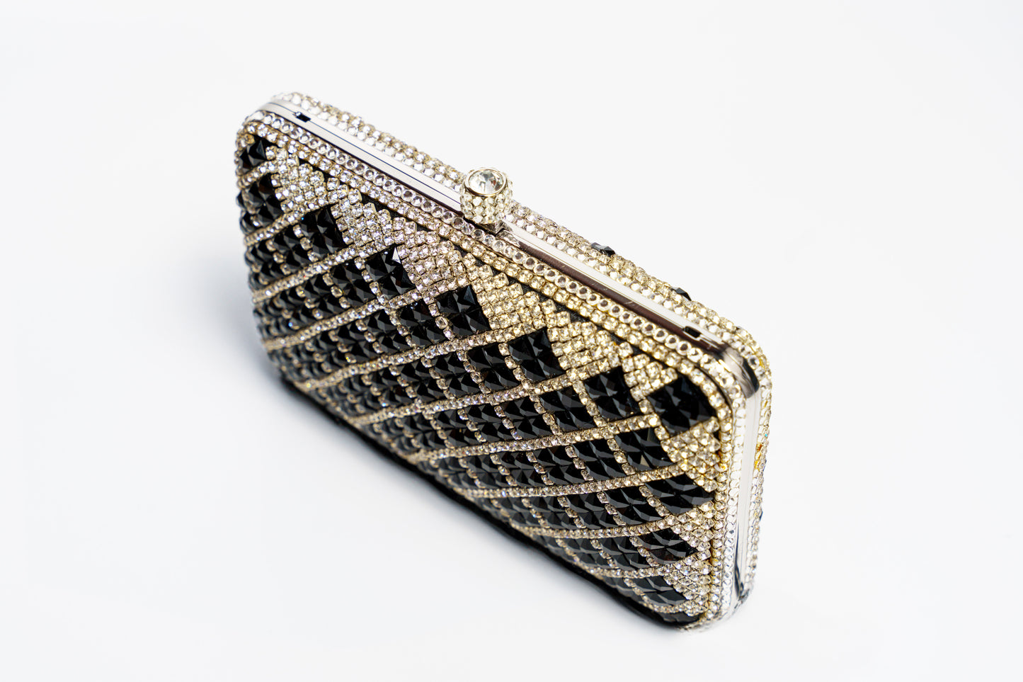 Noir Glimmer Clutch