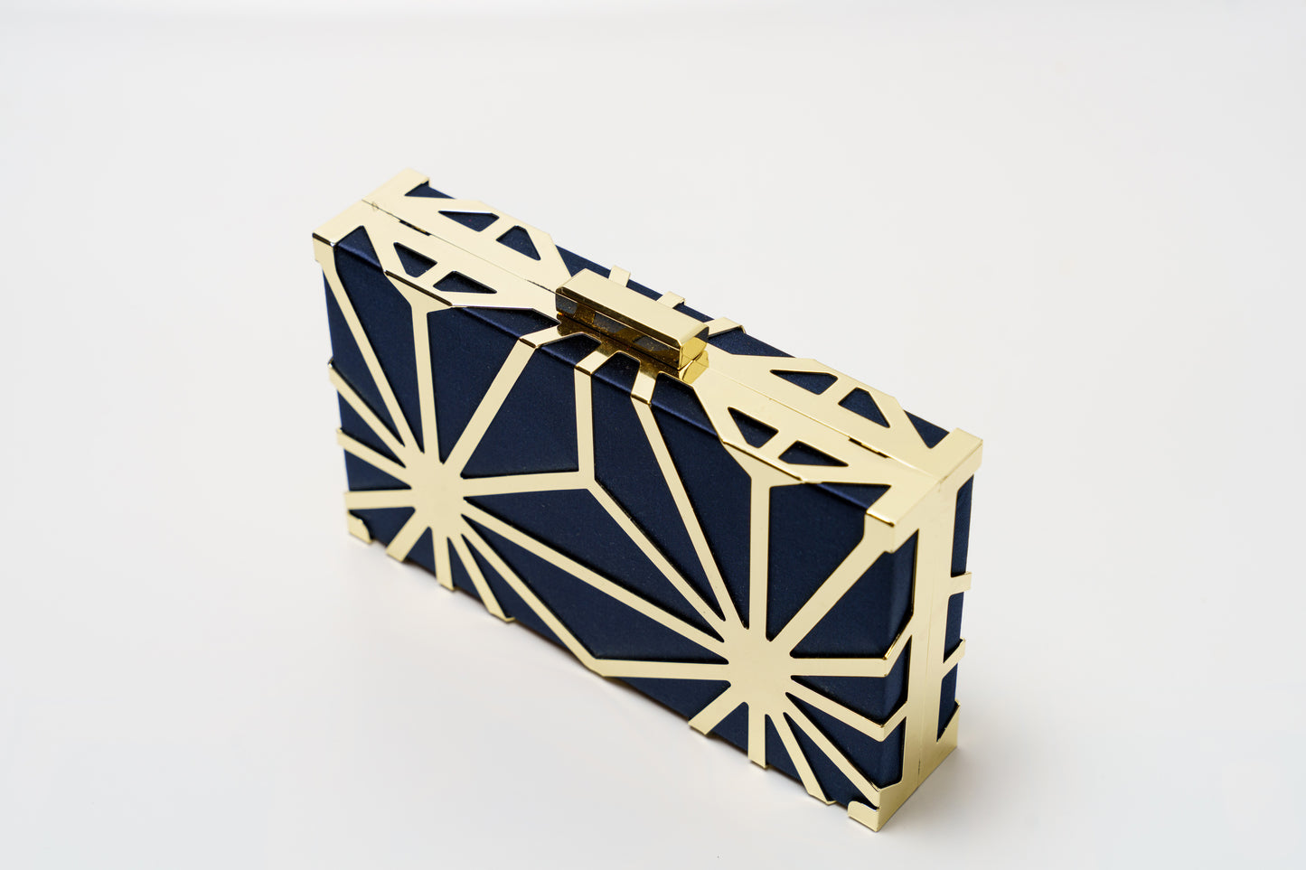Navy Blue Radiance Clutch