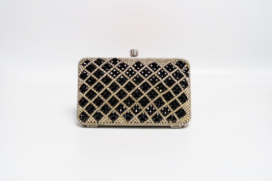 Noir Glimmer Clutch