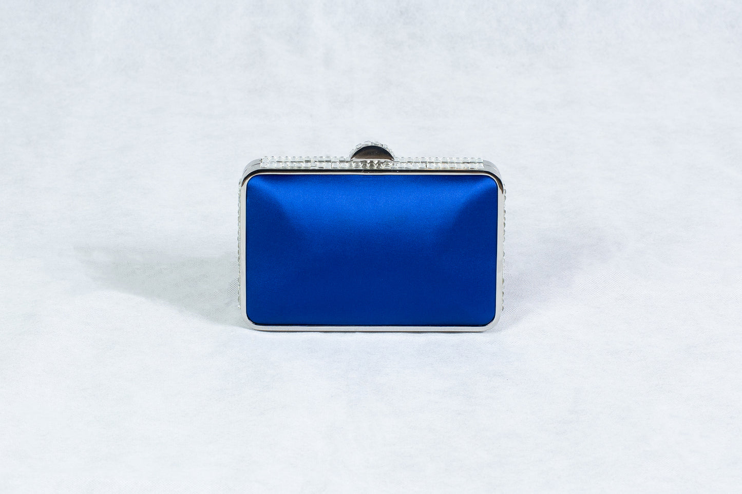 Colbalt Blue Diamonte Clutch Bag