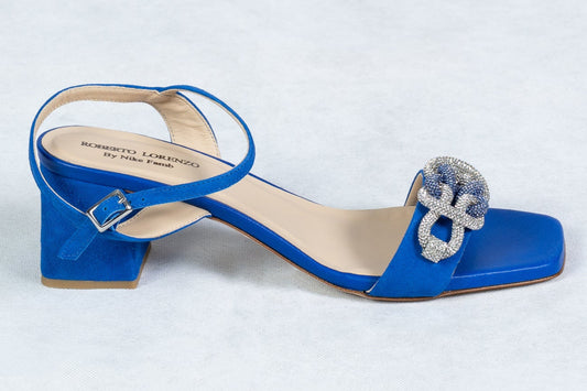 Glisten Low Block Heels