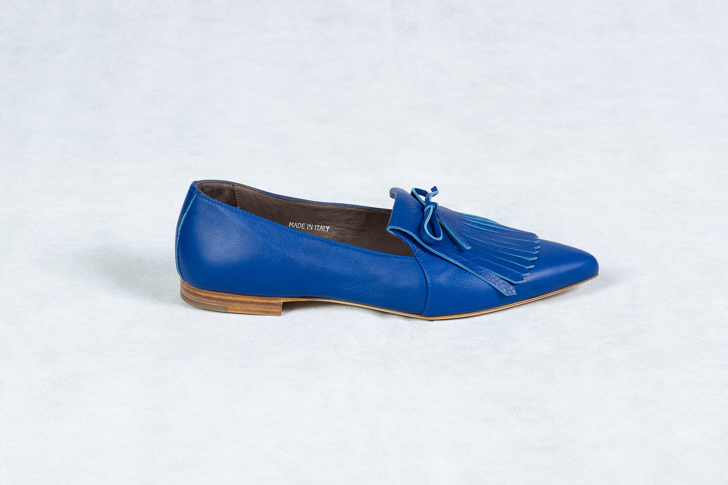 Blue Guanto Pointed Blue Shoes